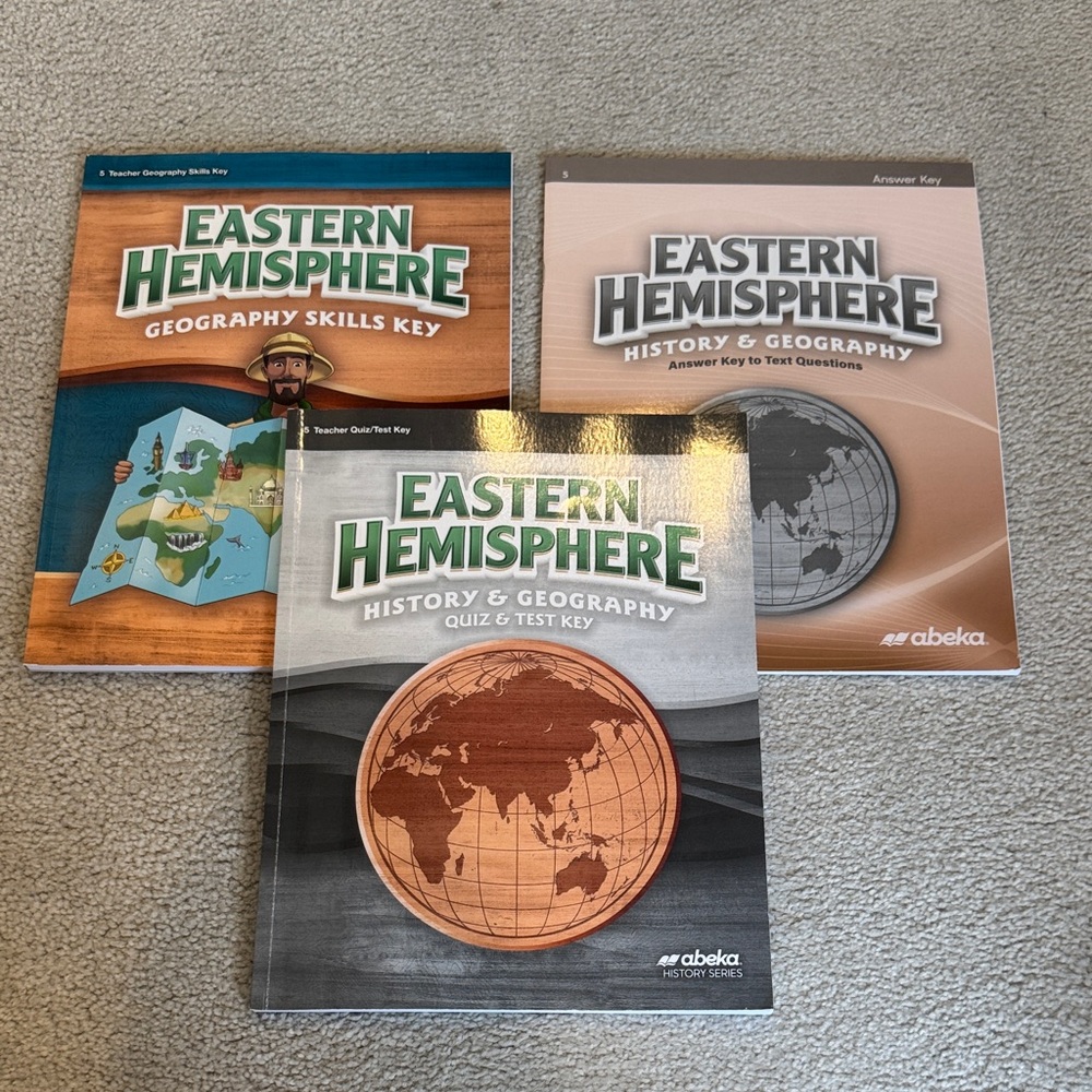 Abeka Grade 5 History and Geography Books